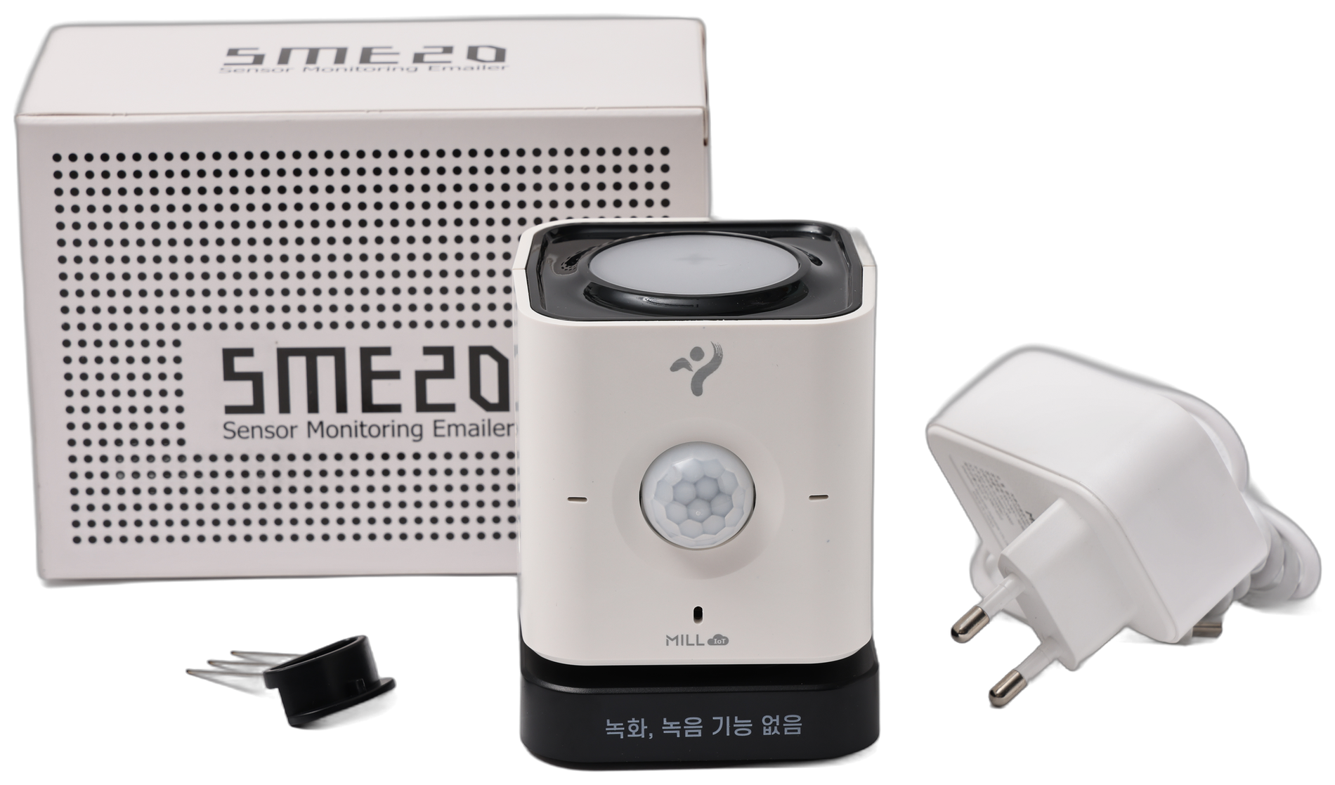 SME20AIO 제품 구성 · 본체, 거치대, 전원 어댑터, 패키지